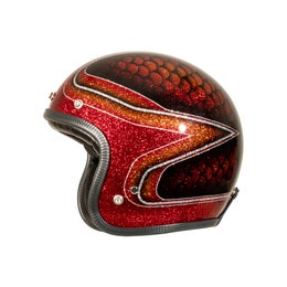 70's Red Fish Scales Superflake avokyp&auml;r&auml;