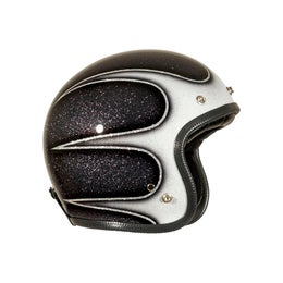 70's Scallops BlackWhite Superflake kyp&auml;r&auml;